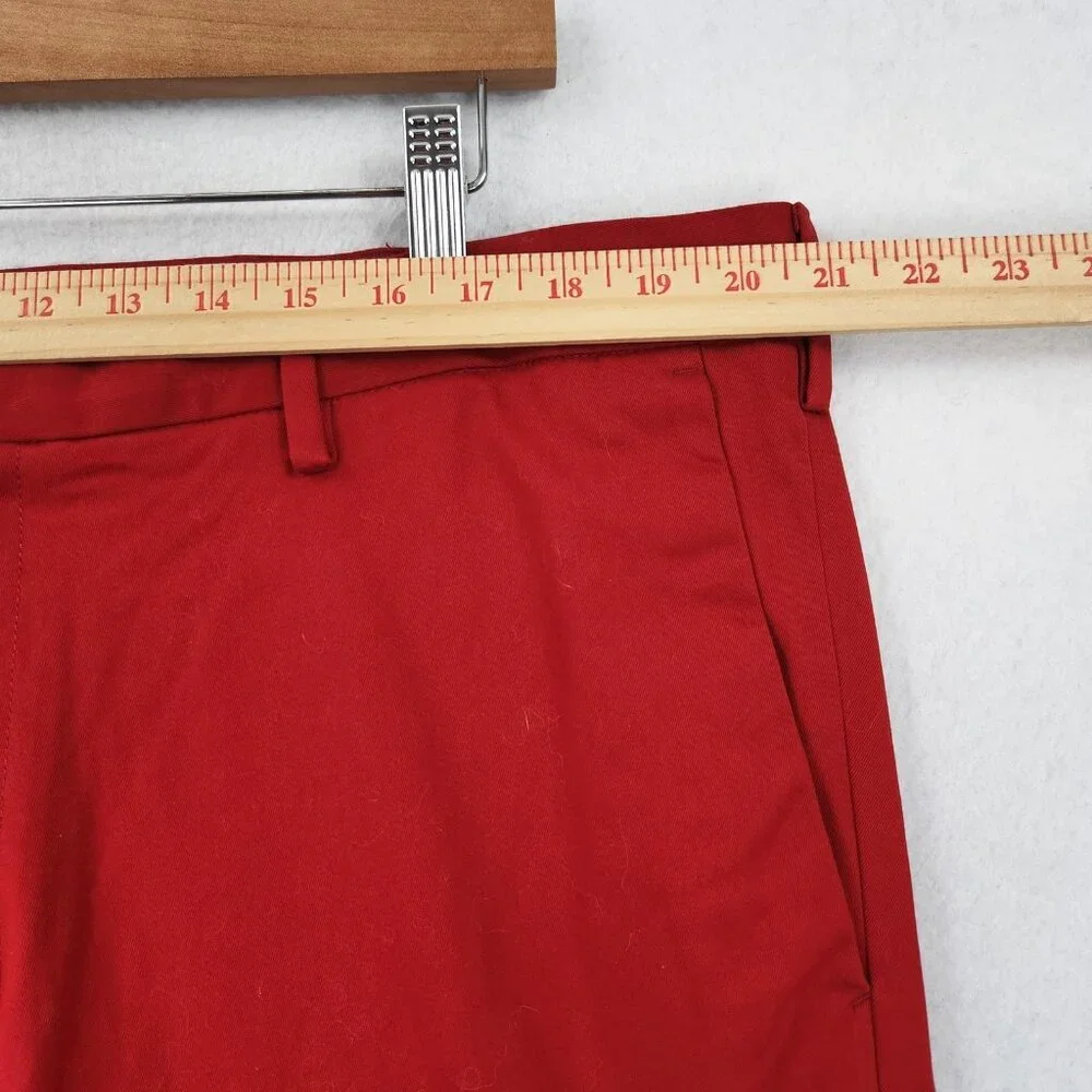 Banana Republic Pants Mens 40x32 Red Aiden Slim Fit Rapid Movement Chino NEW